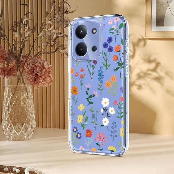 Xiaomi Redmi 15C Skal Med Tryck Blommor