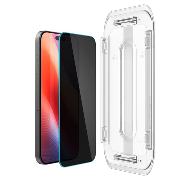 Spigen iPhone 16 Pro 2-PACK Skärmskydd GLAS.tR "Ez Fit" Privacy