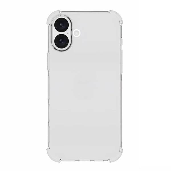 iPhone 16 Shockproof Transparent TPU Skal