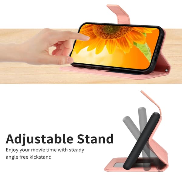 OnePlus 15 Fodral Solros Tryck Rosa