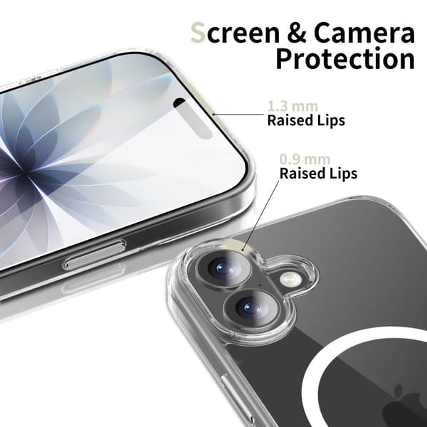 Tech-Protect iPhone 17 Skal MagSafe FlexAir Hybrid Clear