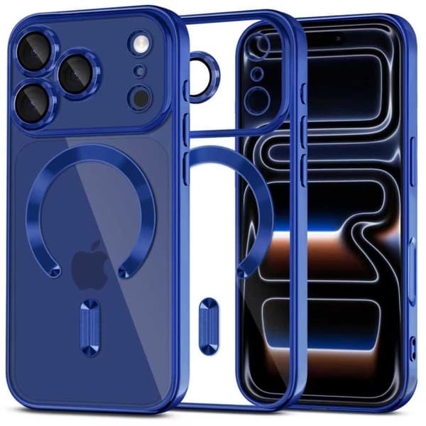 Tech-Protect iPhone 17 Pro Skal MagSafe MagFlex Deep Blue