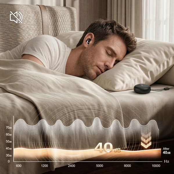 Tech-Protect Öronproppar QuietFit Svart