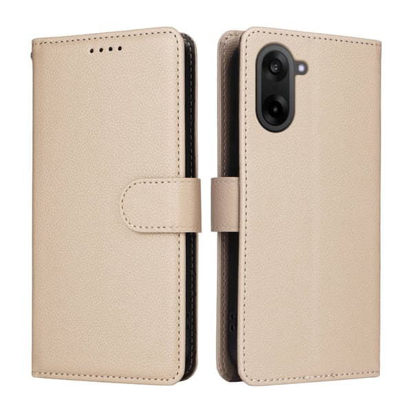 OnePlus Nord CE5 Plånboksfodral Läder Beige