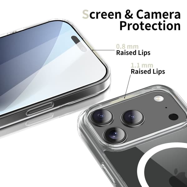 Tech-Protect iPhone 17 Pro Skal MagSafe FlexAir Transparent