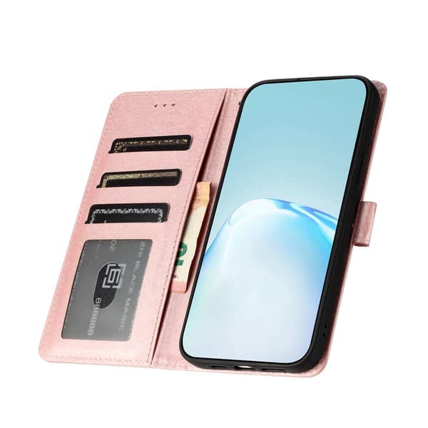 Honor X5c Plus Fodral Läder Roséguld