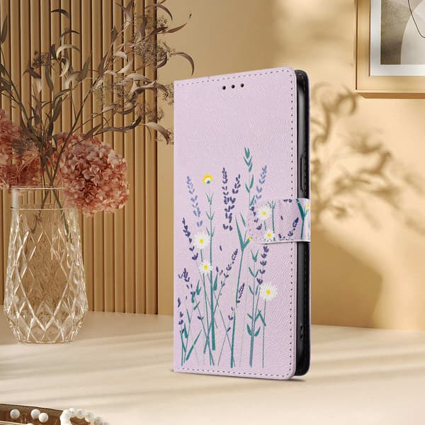 Honor 400 Lite Fodral Med Tryck Lavendel