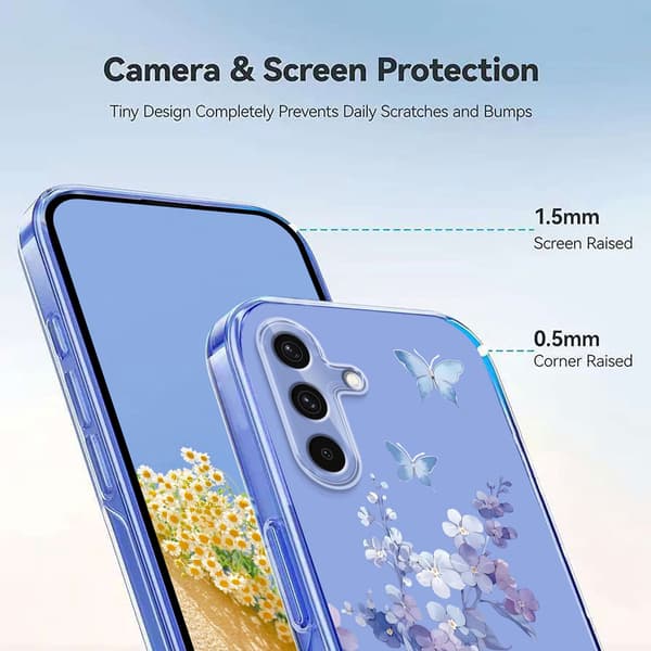 Samsung Galaxy A37 5G Skal Med Tryck Blommor