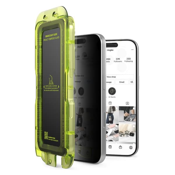 Ringke iPhone 17 Pro Max 2-PACK Easy Slide Skärmskydd Härdat Glas