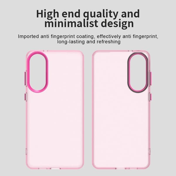Samsung Galaxy S25 Edge Skal Slim Matt Rosa