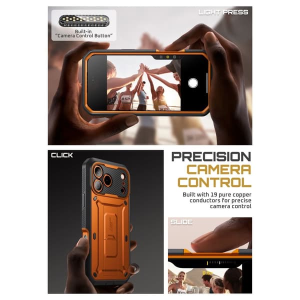 Supcase iPhone 17 Pro Max Skal Unicorn Beetle Pro Coral