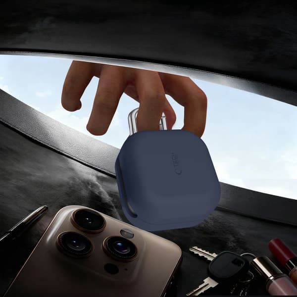 Tech-Protect Galaxy Buds 4 / 4 Pro Skal Silikon Hook Svart