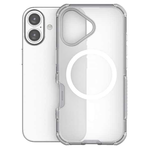 iPhone 17 Skal MagSafe Shockproof Hybrid Vit