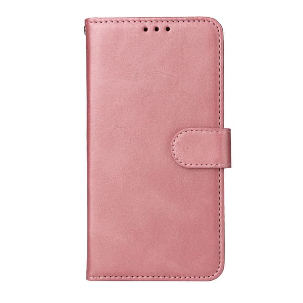 Samsung Galaxy S25 FE Plånboksfodral Läder Roséguld