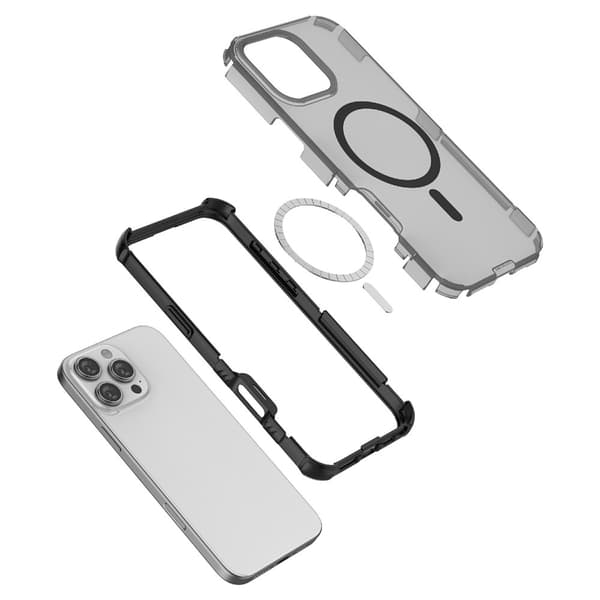 iPhone 16 Pro Max Skal MagSafe Shockproof Hybrid Blå