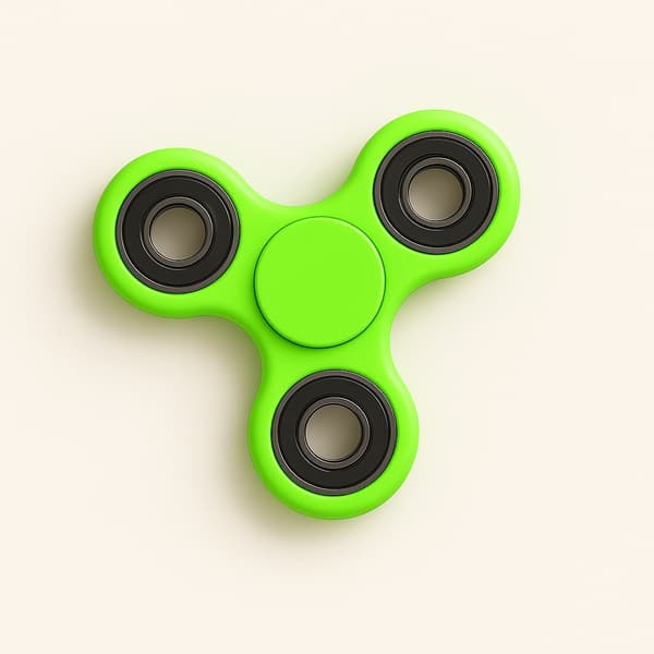 Fidget Spinner Ultra Spin Trio - Neon Grön