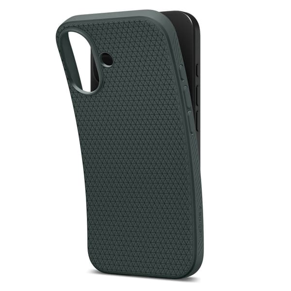 Spigen iPhone 17 Skal Liquid Air Abyss Green