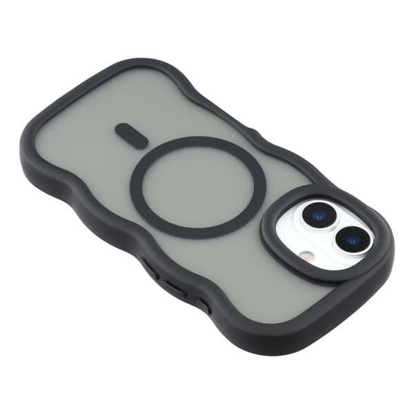 iPhone 17 Skal MagSafe Wavy Matt Svart