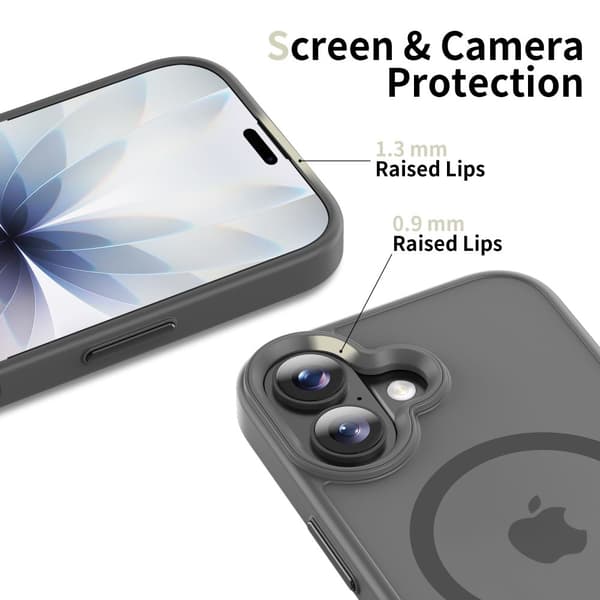 Tech-Protect iPhone 17 Skal MagSafe MagMat Crayon Grey