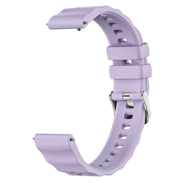 Klockarmband 18 mm Quick Release Wave Silikon Lila