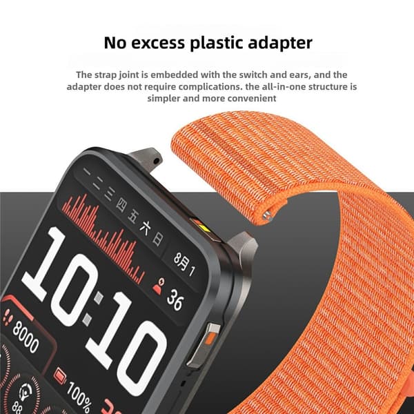 Garmin Venu X1 Armband Nylon Loop Grön