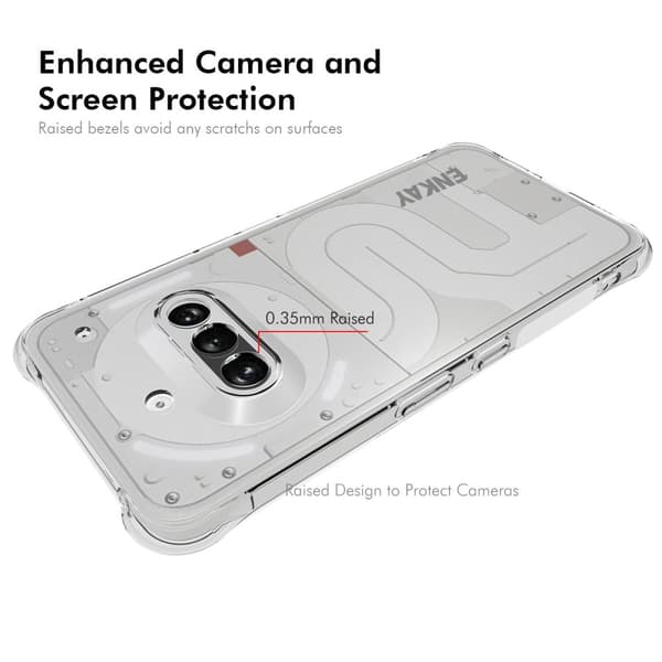 ENKAY Nothing Phone 3a Skal Shockproof Transparent