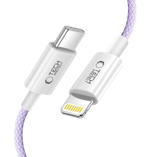 Tech-Protect 1m 27W/3A PD Lightning-USB-C Kabel UltraBoost