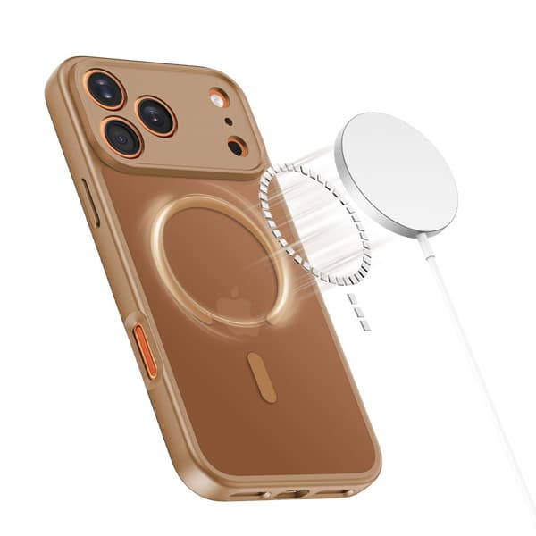 Tech-Protect iPhone 17 Pro Skal MagSafe BasicMag Matte Brown
