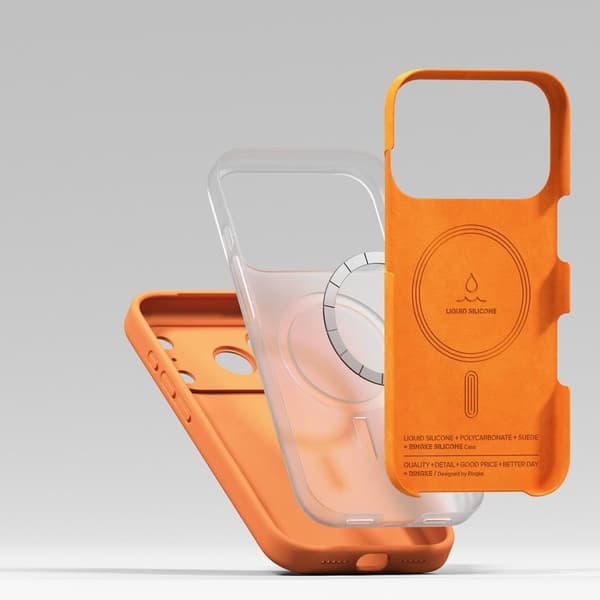 Ringke iPhone 17 Pro Max Skal MagSafe Silikon Tangerine