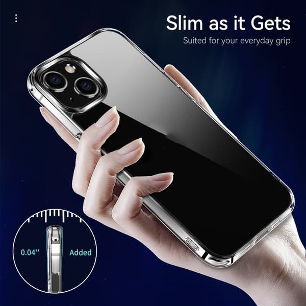 iPhone 14 Plus Skal Shockproof Hybrid Transparent