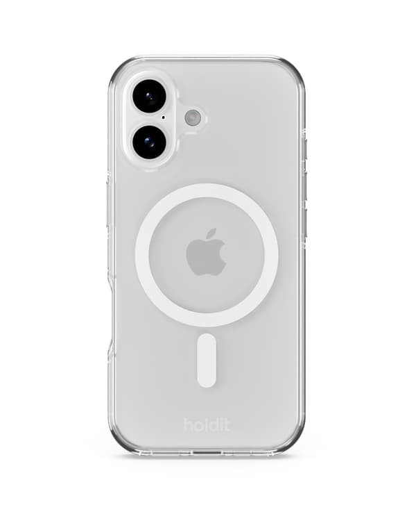 holdit iPhone 17 MagSafe Mobilskal White/Transparent
