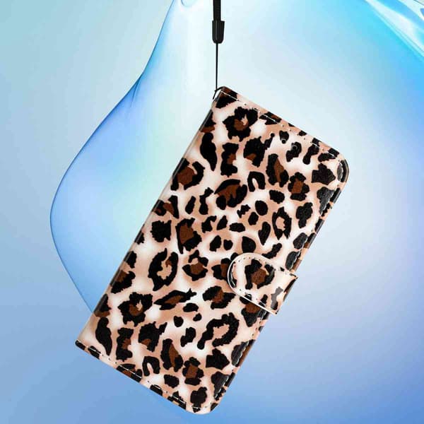 Honor 400 Smart Fodral Med Tryck Leopard