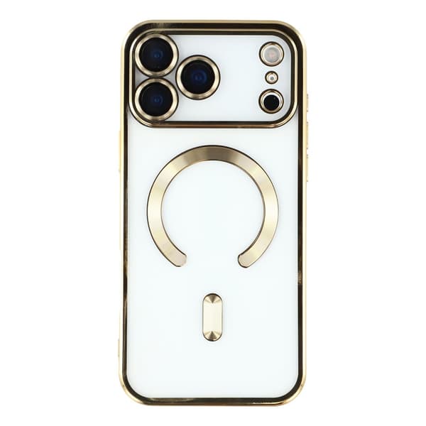 iPhone 17 Pro Max Skal MagSafe Electroplated TPU Guld