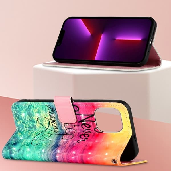 iPhone 14 Plus Fodral Med Tryck Never Stop