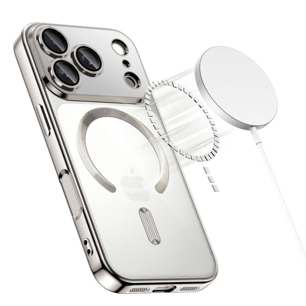 Tech-Protect iPhone 17 Pro Skal MagSafe MagFlex Shiny Silver