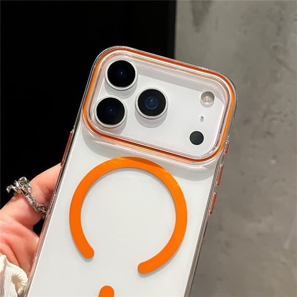 iPhone 17 Pro Max Skal MagSafe Transparent / Vit