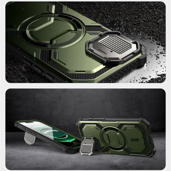 Supcase iPhone 17e / 16e Skal MagSafe Iblsn ArmorBox Guldan