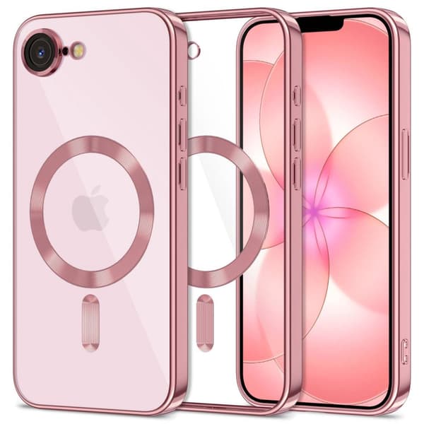 Tech-Protect iPhone 17e / 16e Skal MagSafe MagFlex Roséguld