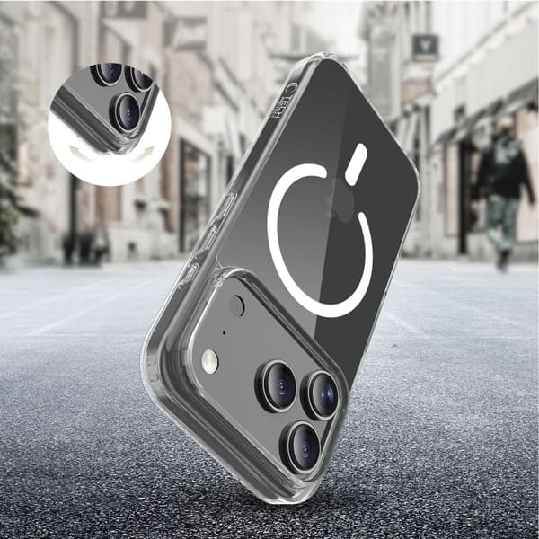Tech-Protect iPhone 17 Pro Skal MagSafe FlexAir Transparent