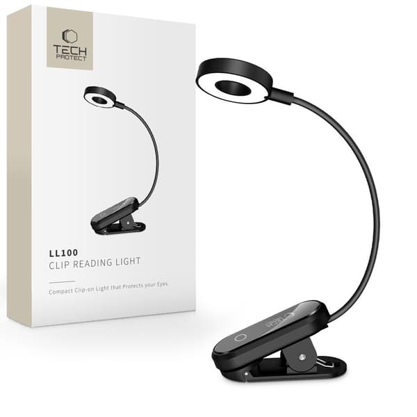Tech-Protect Läslamapa Med Klämfäste LL100 Svart