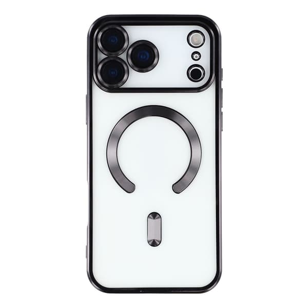 iPhone 17 Pro Max Skal MagSafe Electroplated TPU Svart