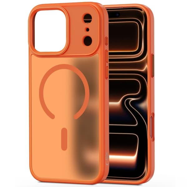 Tech-Protect iPhone 17 Pro Max Skal MagSafe MagMat Cosmic Orange