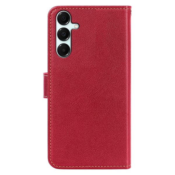 Samsung Galaxy A27 Plånboksfodral Läder Röd