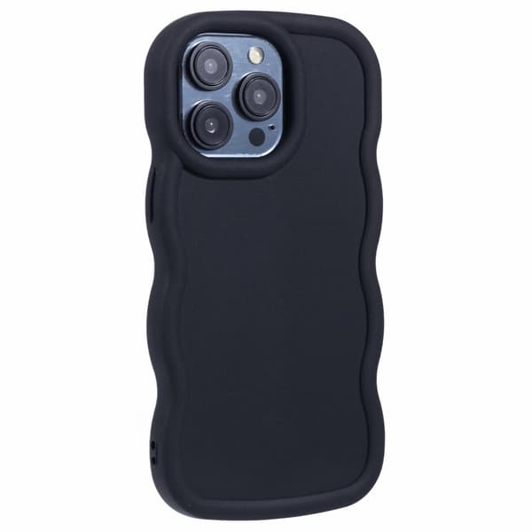 iPhone 13 Pro Mobilskal Wavy Svart