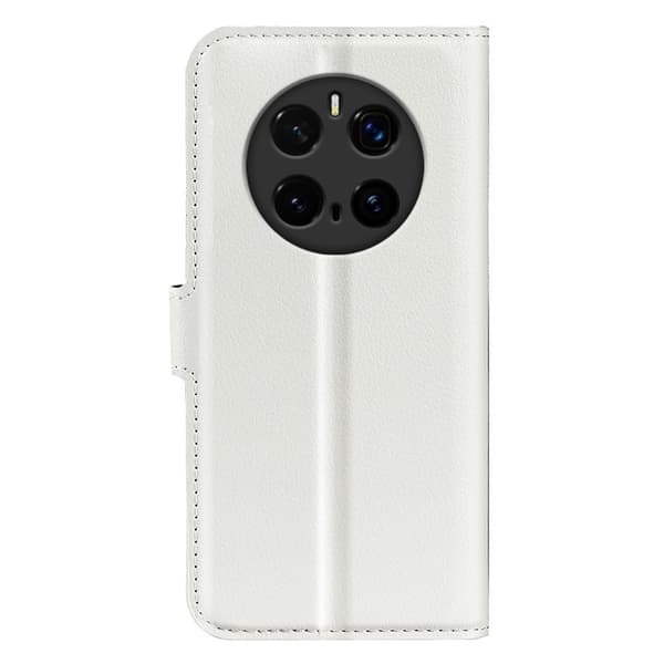 Honor Magic7 Pro Fodral Litchi Läder Vit