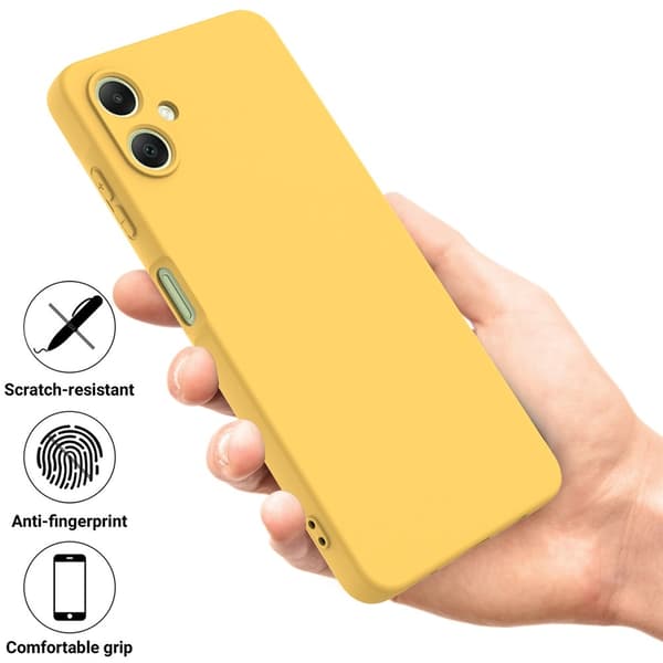 Samsung Galaxy A07 Skal Liquid Silikon Gul
