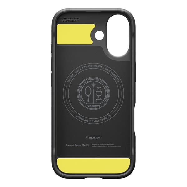 Spigen iPhone 17 Skal MagSafe Rugged Armor Matt Svart