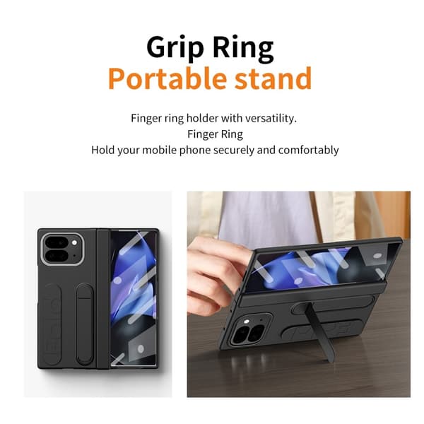 Google Pixel 10 Pro Fold Skal Kickstand Svart