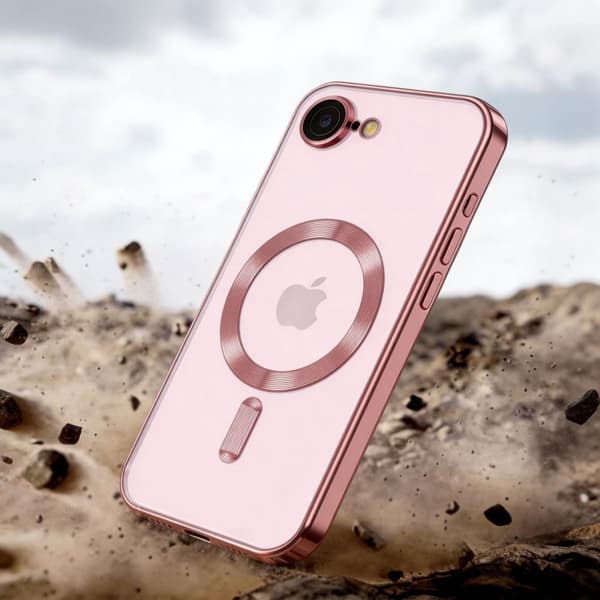 Tech-Protect iPhone 17e / 16e Skal MagSafe MagFlex Roséguld