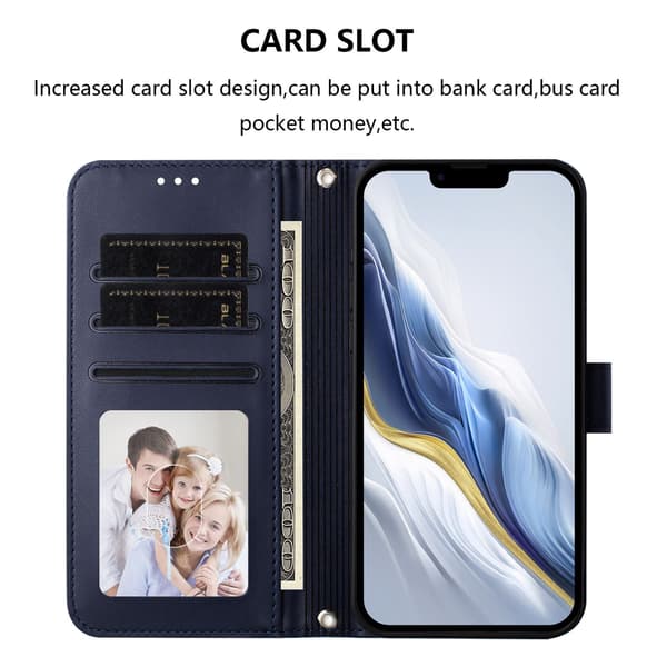 Honor X5c Plus Fodral Läder Blå